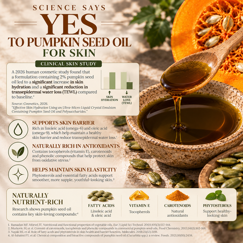Organic Pumpkin Seed Oil for Skin and Hair- Unrefined & Cold-Pressed
