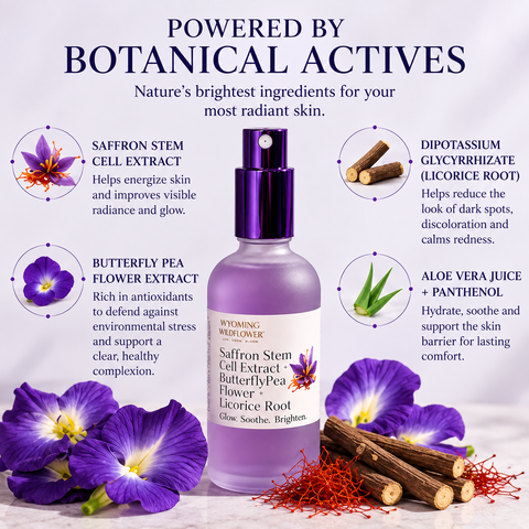 Toner Trio- Frankincense & Rose Hydrosols + Saffron Stem Cell Extract
