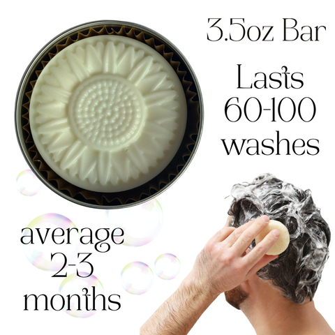 Shampoo Bar- Luxury Spa Day- Naturally Derived Hair Cleanse
