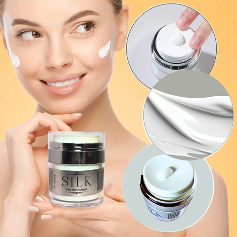 SILK Face Moisturizer- Lightweight Daily Hydration Cream