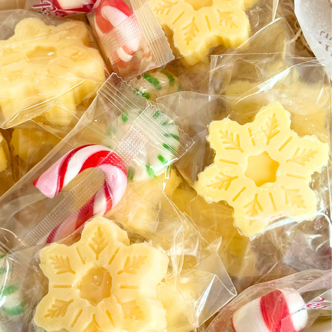 Winter Wishes Lotion Snowflakes- 12 per Box,  Peppermint Vanilla