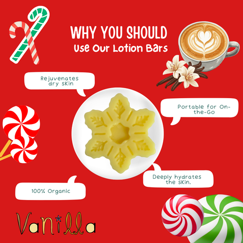 Winter Wishes Lotion Snowflakes- 12 per Box,  Peppermint Vanilla