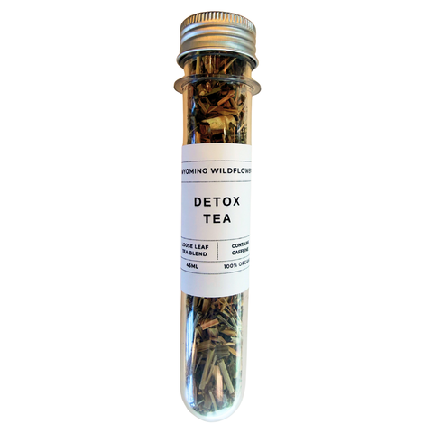 Organic Loose Leaf Tea Tubes- Herbal Wellness Blends (45ml, 5-12 cups per tube)