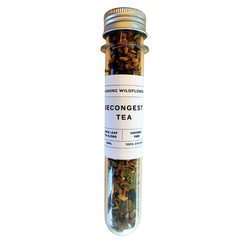 Organic Loose Leaf Tea Tubes- Herbal Wellness Blends (45ml, 5-12 cups per tube)