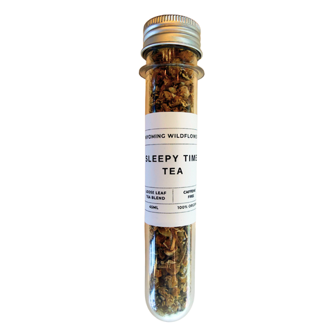 Organic Loose Leaf Tea Tubes- Herbal Wellness Blends (45ml, 5-12 cups per tube)