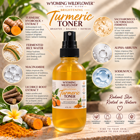 Brightening Turmeric Tone- Brighten, Hydrate, Glow