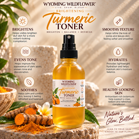 Brightening Turmeric Tone- Brighten, Hydrate, Glow